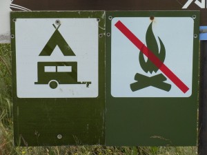 Camping allowed